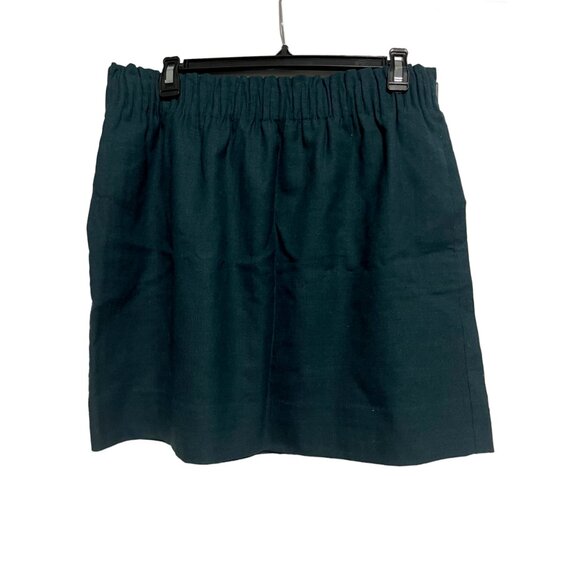 J. Crew Green Wool Blend Skirt, Size 10 - Picture 3 of 9